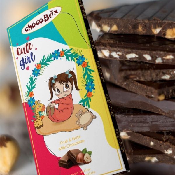 eChocoBox Cute Girl Special Milk Chocolate